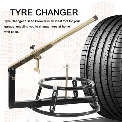 Motorcycle Tyre Changer Stand Bead Breaker Tool 16-21in Dirt Bike Repair Kit