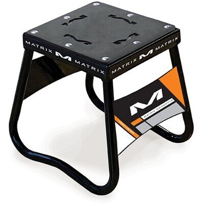 MATRIX MINI STEEL STAND BLACK ORANGE MX MOTOCROSS BIKE OFF ROAD PEEWEE KIDS JR