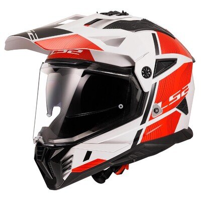 LS2 MX702 Pioneer II Hill Adventure Helmet Motorcycle Trials Dual Sport Lid