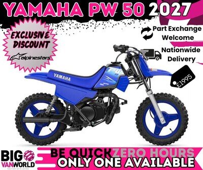 Yamaha PW 50 2027 - Zero Hours - PX Welcome