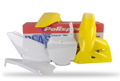 Polisport Suzuki Plastic Kit RM 85 2002 2026 OEM Yellow White Motocross SW or BW