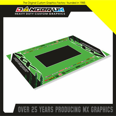 MOTOCROSS BIKE PADDOCK GARAGE PIT MAT FACTORY KX PRO CIRCUIT