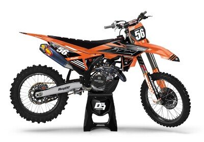 KTM Motocross MX Graphics Decal Sticker Kit Force| SX XC XCF EXC EXCF All Models