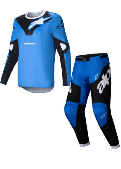 Alpinestars Racer Veil Motocross Jersey Pants Kit Blue Black