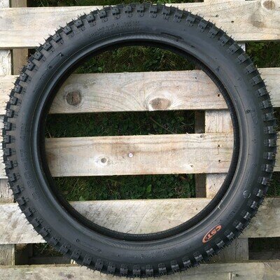 CST ROAD LEGAL 3.00 - 17 TRIALS/TRAIL BLOCK PATTERN MOTORCYCLE TYRE