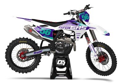 GasGas Motocross MX Graphics Decal Sticker Kit Eclipse | MC EC EX ECF All Models