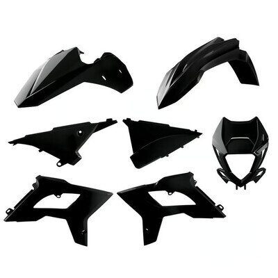 Beta Plastics Kit RR Enduro models restyle kit 2013 - 2017 Black