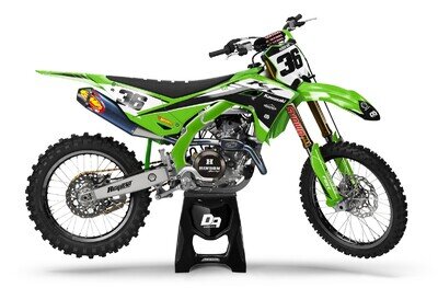 Kawasaki Motocross MX Graphics Decal Sticker Kit Zynro | KX KXF KLX All Models