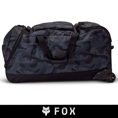 Fox Racing Motocross Gear Huge Bag Fox Shuttle Wheeled MX Gear Bag Black Cammo
