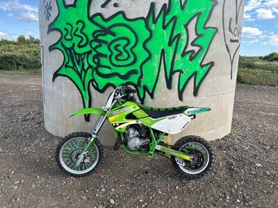 Kawasaki KX 65 Green 2005 pocket rocket very fast Clean example