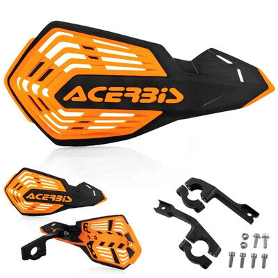 Acerbis X-Future Universal Motocross Enduro Hand Guards Black Orange 0024296.313