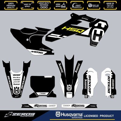 HUSQVARNA 85 MOTOCROSS GRAPHICS MX GRAPHICS KIT DECALS STICKERS TC 85 EDGE BLACK