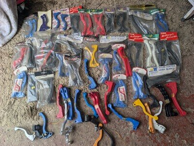 JOB LOT Aftermarket Clutch & Brake Levers Vintage & Classic MX Motocross