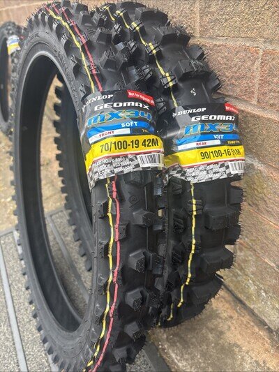 MX Tyres Dunlop Geomax MX34 70/100 -19 MX34 90/100 -16