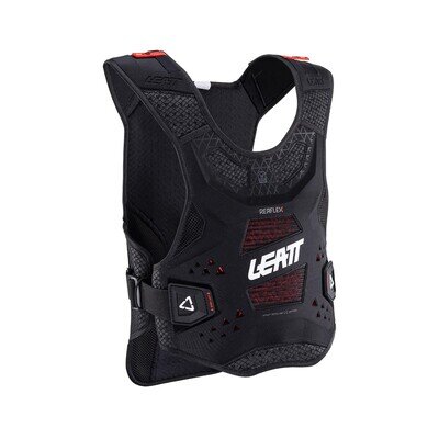 NEW LEATT CHEST PROTECTOR REAFLEX BODY ARMOUR BLACK MX MOTOCROSS ENDURO OFF ROAD