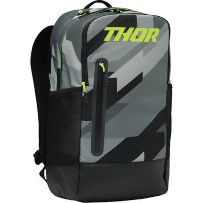 Thor Slam Backpack Motocross Motorcycle Luggage Rucksack - Camo / Acid
