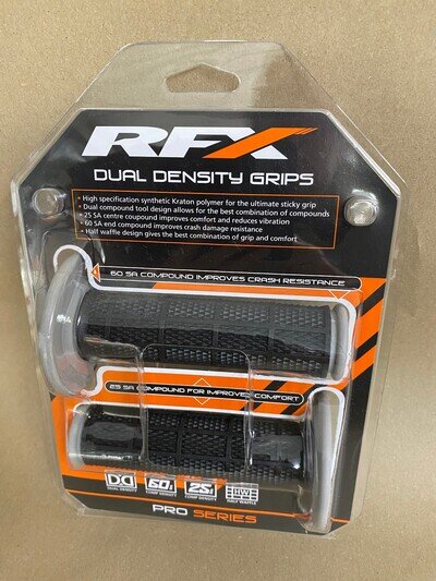 RFX PRO DUAL COMPOUND MX GRIPS BLACK / GREY MOTOCROSS MX #2