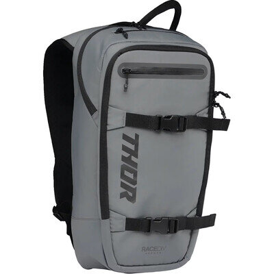 Thor 3L Hydro Pack Motocross Motorcycle Hydration Backpack - Grey / Black