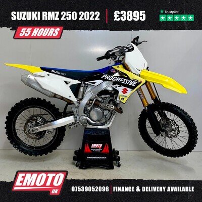 SUZUKI RMZ 250 2022 Motocross Bike 250cc 55 Hrs @EmotoUK - Finance Available
