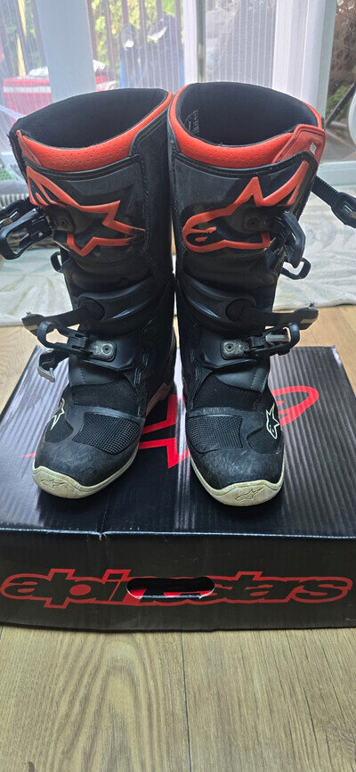 Alpinestars Tech 7 Youth Motocross Boots Size Uk 7,US 8, EU 42
