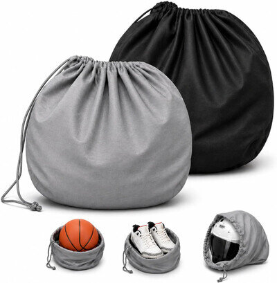 2 PCS Helmet Bag, Lightweight Motorcycle Ski Helmet Bag Folding Large Storage He