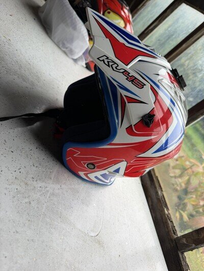 Trials bike helmet-Kappa KV45 size 54- with tinted visor. In excellent condition