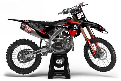 Honda Motocross MX Graphics Decal Sticker Kit Wesex | CRF CR XR All Models