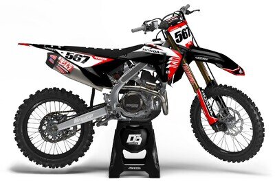 Honda Motocross MX Graphics Decal Sticker Kit Attack | CRF CR XR All Models