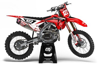 Honda Motocross MX Graphics Decal Sticker Kit BeastX | CRF CR XR All Models