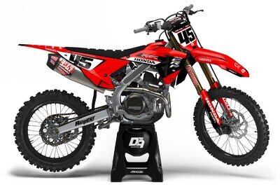Honda Motocross MX Graphics Decal Sticker Kit Rynox | CRF CR XR All Models