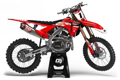 Honda Motocross MX Graphics Decal Sticker Kit Saqez | CRF CR XR All Models