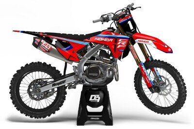 Honda Motocross MX Graphics Decal Sticker Kit Malred | CRF CR XR All Models