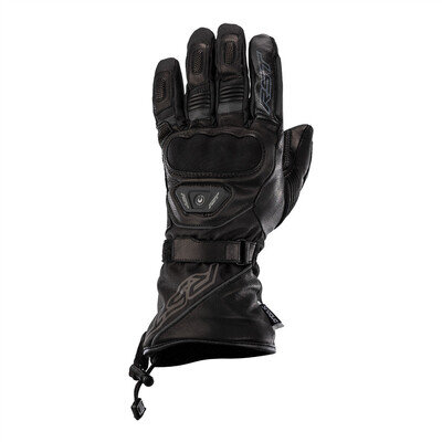RST Paragon 6 Black Heated Waterproof Touring Urban Textile Motorcycle Gloves M