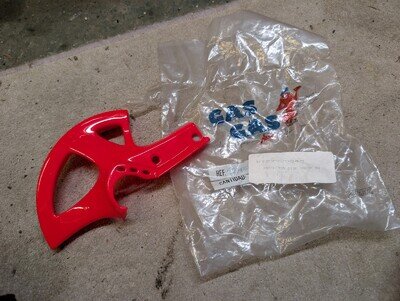 Gasgas 1999 Trials Front Brake Disc Guard red NOS Vintage MX Motocross #MC7