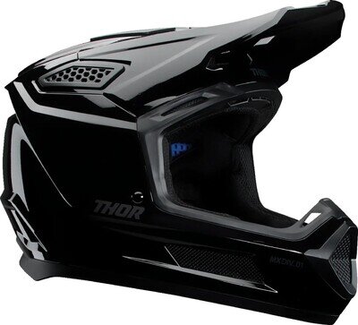Thor Fleet Blackout Off Road MX Motocross Enduro Helmet - Black