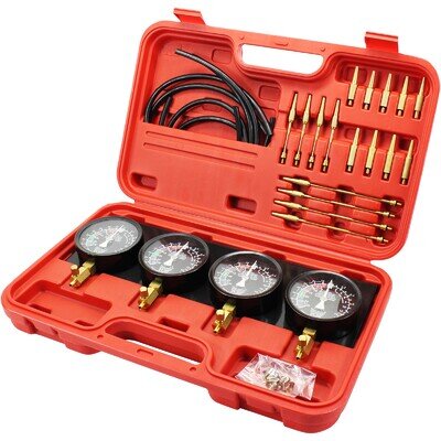 Motorcycle Carb Carburetor Vacuum 4 Synchronizer Gauges Tool Balancer Gauge Kits
