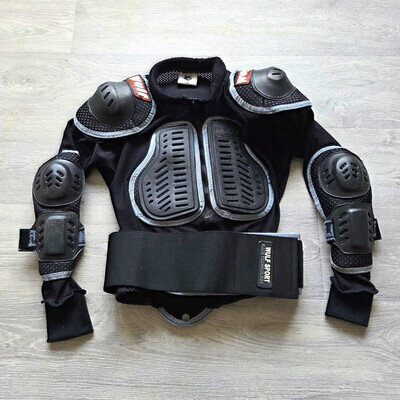 Wulfsport Motocross Body Armour Age 11-13 176cm Boys Girls Chest Protector Mx