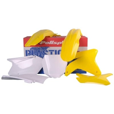 Polisport Suzuki Plastic Kit RMZ 450 2005 2006 Yellow White Motocross Fairings