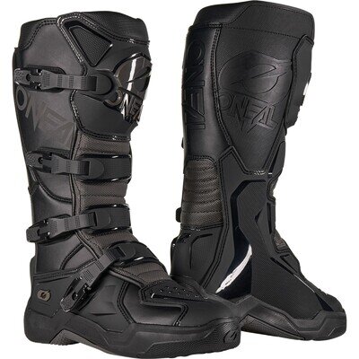 ONEAL 3SRS MOTOCROSS BOOTS STEALTH BLACK CHARCOAL MX OFF ROAD ENDURO CHEAP NEW