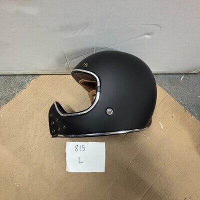 VIPER MX701 RETRO MX ENDURO EX DISPLAY MOTORCYCLE HELMET MATT BLACK LARGE 815