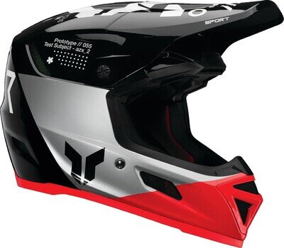 Thor Reflex Sport Strike Koroyd® Off Road MX Motocross Enduro Helmet - Black/Red