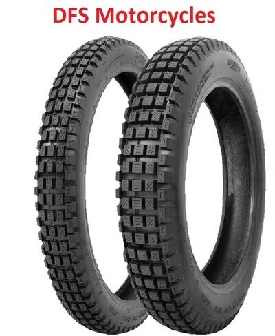 Kenda Ibex Trials 80/100-21 51M TT & 120/100R18 68M TL Motorcycle Tyre Pair