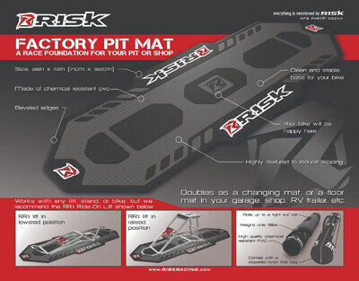 Risk Racing Factory Pit mat Motocross MX ENDURO Pits Mat MXGP
