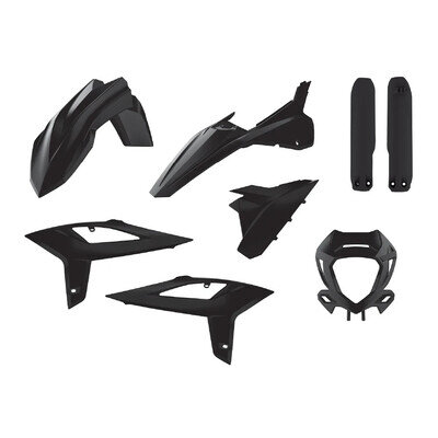 Polisport Enduro Plastic Kit Beta RR 2020 - 2022 All Black 90930