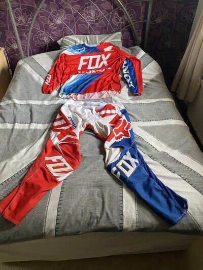 Fox Racing 180 HONDA Motocross Enduro Mx Pants & Jersey - 36 pants XXL Jersey
