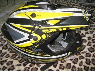 Stealth Flyte MX HD210 Droid MotoCross Helmet Brand New Price Tagged, Small