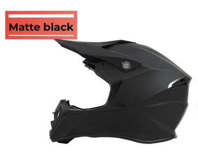 Virtue MD902 Motocross Helmet Matte Black Size 56-58 new