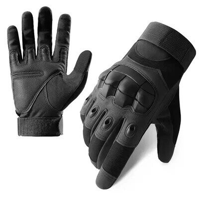 Motorbike Motorcycle Leather Gloves Waterproof Knuckle Thermal Protection gloves