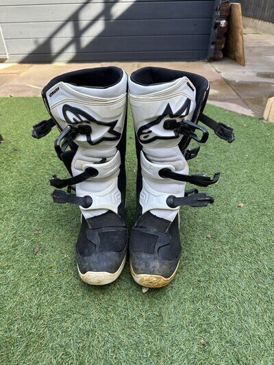 Alpinestars Tech 3s Youth Motocross Mx Boots Size UK 7