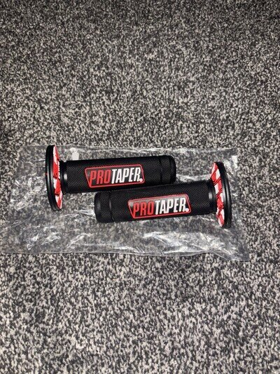 Pro Taper Dual Density Handlebar Grips RED MX Motorcross Dirt Bike KTM CRF YZF